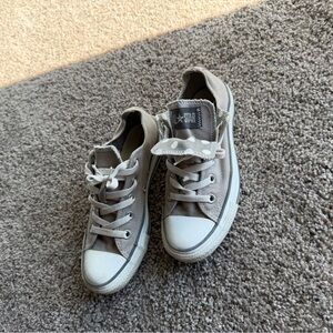 Converse Kids Sneakers in Gray and White